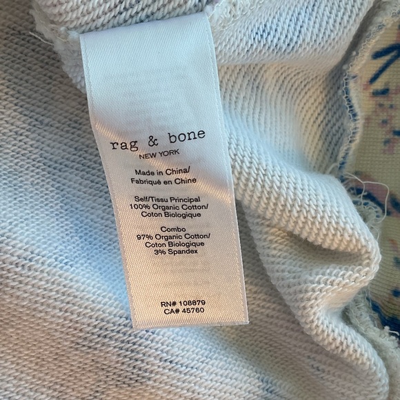 rag & bone women’s Floral Hoodie - Picture 7 of 8